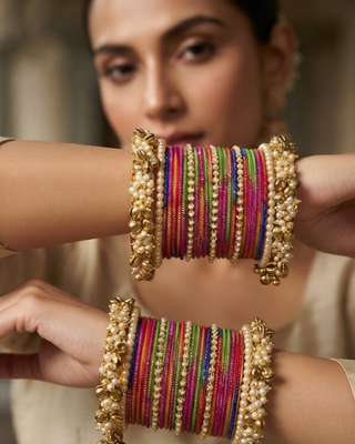 Exquisite Bangle Set - Bangles Stack for Both Hands (Size 2.6)