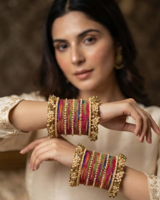 Exquisite Bangle Set - Bangles Stack for Both Hands (Size 2.6)