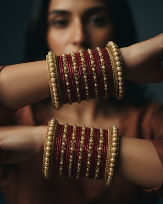 Exquisite Bangle Set - Bangles Stack for Both Hands (Size 2.8)