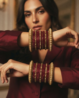 Exquisite Bangle Set - Bangles Stack for Both Hands (Size 2.8)