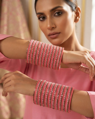 Exquisite Bangle Set - Bangles Stack for Both Hands (Size 2.6)