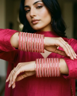 Exquisite Bangle Set - Bangles Stack for Both Hands (Size 2.6)