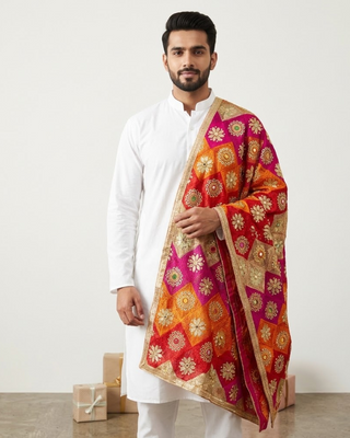 The Sangeet Phulkari Dupatta