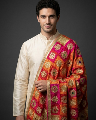 The Sangeet Phulkari Dupatta