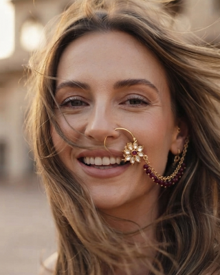 Statement Nose Pin / Nath
