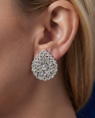Antique Silver Earrings