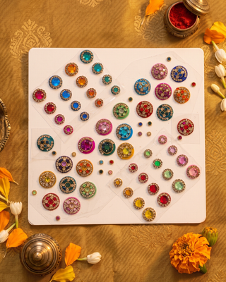 Designer Bindi Card - Limited Edition (Mini Mirror Included)