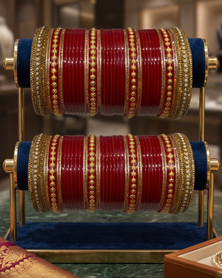 The Royal Bridal Choora Set | Heritage Collection (Size 2.8-2.10)