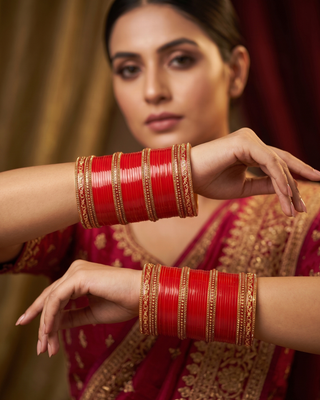 The Royal Bridal Choora Set | Heritage Collection (Size 2.6-2.8)