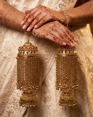 Antique Gold Bridal Kalire | Tanniskka Bridal