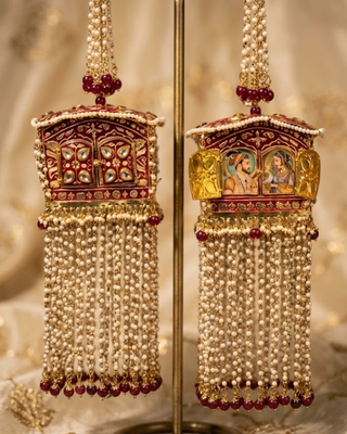 Novelty Royal Maharani & Maharaja Meenakari Doli Bridal Kalire | Tanniskka Bridal