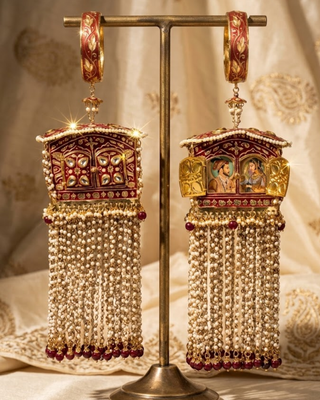 Novelty Royal Maharani & Maharaja Meenakari Doli Bridal Kalire | Tanniskka Bridal