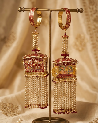 Novelty Royal Maharani & Maharaja Meenakari Doli Bridal Kalire | Tanniskka Bridal
