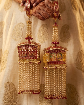 Novelty Royal Maharani & Maharaja Meenakari Doli Bridal Kalire | Tanniskka Bridal