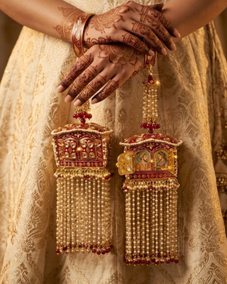 Novelty Royal Maharani & Maharaja Meenakari Doli Bridal Kalire | Tanniskka Bridal