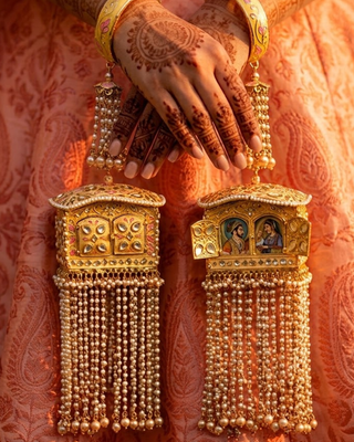 Novelty Royal Maharani & Maharaja Meenakari Doli Bridal Kalire | Tanniskka Bridal