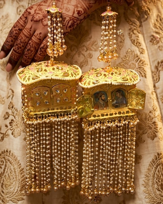 Novelty Royal Maharani & Maharaja Meenakari Doli Bridal Kalire | Tanniskka Bridal