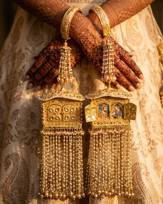 Novelty Royal Maharani & Maharaja Meenakari Doli Bridal Kalire | Tanniskka Bridal