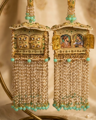 Novelty Royal Maharani & Maharaja Meenakari Doli Bridal Kalire | Tanniskka Bridal