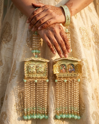 Novelty Royal Maharani & Maharaja Meenakari Doli Bridal Kalire | Tanniskka Bridal