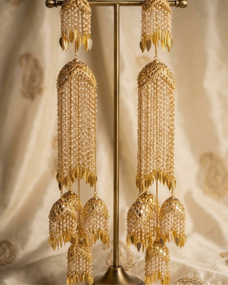 Punjabi Pipal Patti Golden Kaleerein | Tanniskka Bridal