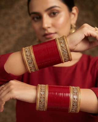 The Royal Bridal Choora Set | Heritage Collection (Size 2.2-2.4)