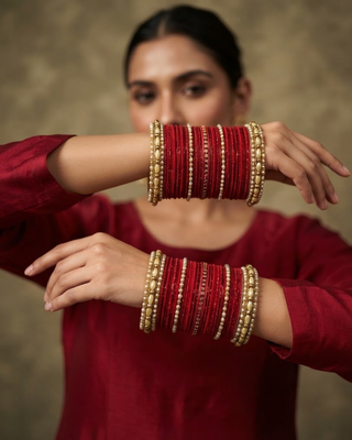 Exquisite Bangle Set - Bangles Stack for Both Hands (Size 2.4)