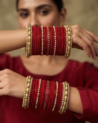 Exquisite Bangle Set - Bangles Stack for Both Hands (Size 2.4)