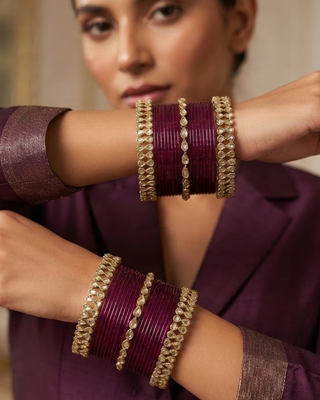 Exquisite Bangle Set - Bangles Stack for Both Hands (Size 2.10)