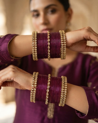 Exquisite Bangle Set - Bangles Stack for Both Hands (Size 2.10)