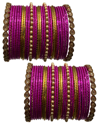 Exquisite Bangle Set - Bangles Stack for Both Hands (Size 2.10)