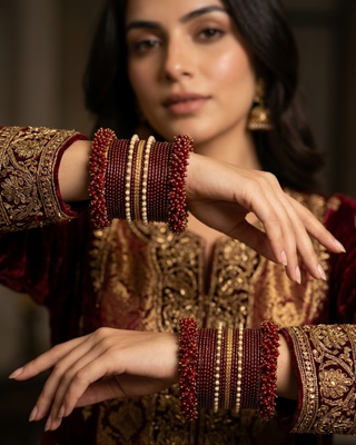 Exquisite Bangle Set - Bangles Stack for Both Hands (Size 2.10)