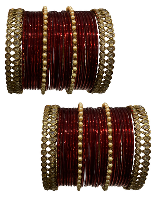 Exquisite Bangle Set - Bangles Stack for Both Hands (Size 2.10)