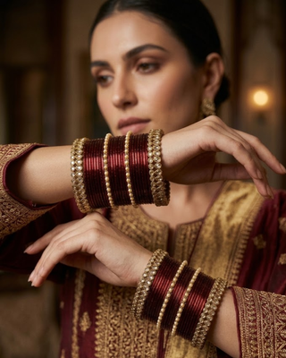 Exquisite Bangle Set - Bangles Stack for Both Hands (Size 2.10)