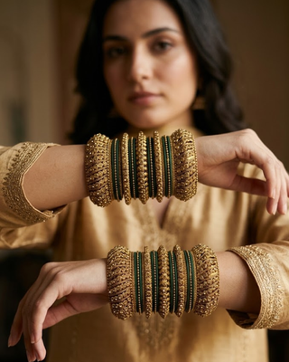 Exquisite Bangle Set - Bangles Stack for Both Hands (Size 2.4)