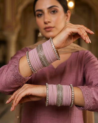 Exquisite Bangle Set - Bangles Stack for Both Hands (Size 2.8)