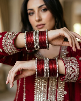 Exquisite Bangle Set - Bangles Stack for Both Hands (Size 2.6)