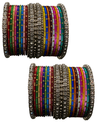 Exquisite Bangle Set - Bangles Stack for Both Hands (Size 2.6)