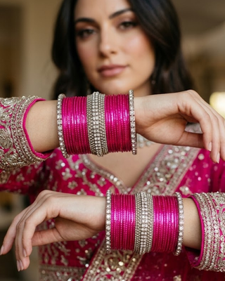 Exquisite Bangle Set - Bangles Stack for Both Hands (Size 2.6)