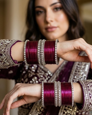 Exquisite Bangle Set - Bangles Stack for Both Hands (Size 2.4)