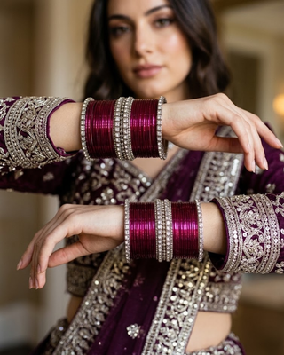 Exquisite Bangle Set - Bangles Stack for Both Hands (Size 2.4)