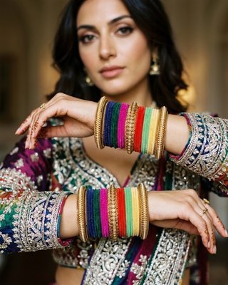 Exquisite Bangle Set - Bangles Stack for Both Hands (Size 2.8)
