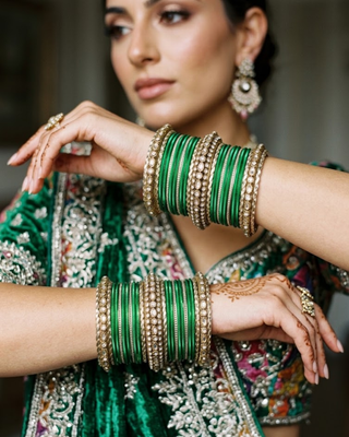 Exquisite Bangle Set - Bangles Stack for Both Hands (Size 2.6)