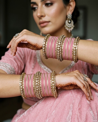 Exquisite Bangle Set - Bangles Stack for Both Hands (Size 2.6)