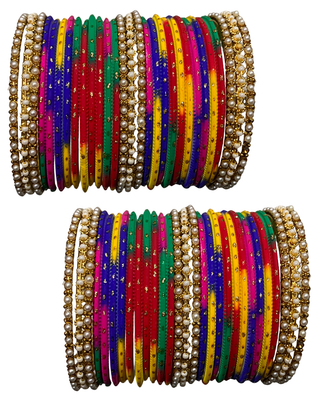 Exquisite Bangle Set - Bangles Stack for Both Hands (Size 2.4)