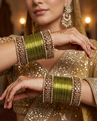 Exquisite Bangle Set - Bangles Stack for Both Hands (Size 2.6)