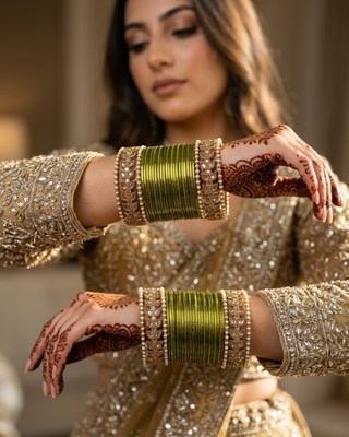 Exquisite Bangle Set - Bangles Stack for Both Hands (Size 2.6)