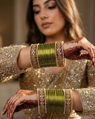 Exquisite Bangle Set - Bangles Stack for Both Hands (Size 2.6)