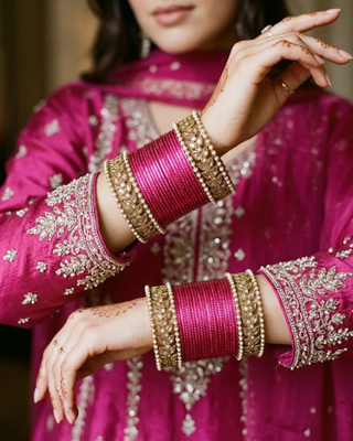 Exquisite Bangle Set - Bangles Stack for Both Hands (Size 2.4)