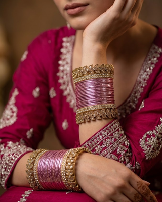 Exquisite Bangle Set - Bangles Stack for Both Hands (Size 2.6)